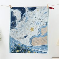 Cute 34x40cm Large Hand Towel 4 Layer Cotton Gauze Decorative Kitchen Towel Quick Dry Tea Towel Children Kids