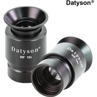 Datyson Professional 16X Microscope Eyepiece All-Metal Wide Field Lens with M17 Thread Comfort Eye Guard