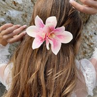 Orchid Canna Bohemia Flower Hair Clips Hawaiian Beach Hairpins Hair Accessories Headdress Barrette Women