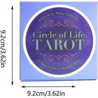 New Style Circle Of Life Tarot Cards PDF Guidance Deck Divination Entertainment Party Board Game Supports Wholesals 78PCS