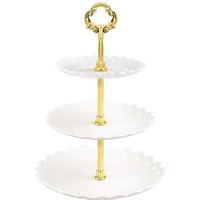 3 Layer Cake Stand Fruit Plate Tray Display Birthday Party Dessert Wedding Three Layer Cake Count Heart Rack Dessert Plate