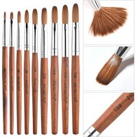 KADS Professional Kolinsky Sable Acrylic Nail Brush for Acrylic Powder Nail Extension Application Manicure Acrylic Nails Tool
