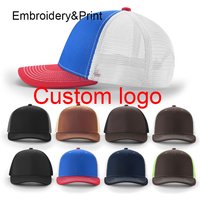 Diy logo Flat sport mesh trucker cap Custom embroidery logo 112 baseball caps for men Casquette gorras