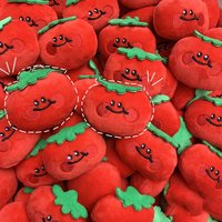 Creative Plush Orange Tomato Keychain Pendant