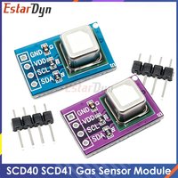 SCD40 SCD41 Gas Sensor Module 3 in 1 CO2 Carbon Dioxide Temperature Humidity Detection I2C Communication For DIY