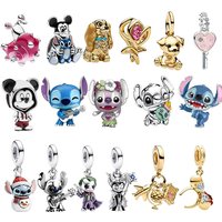 S925 Silver New Product: Shidi Fashion, High Beauty, Cute Cartoon Gift, Couple Jewelry, DIY Beads Available