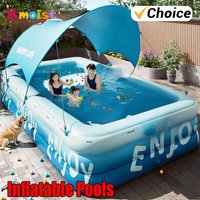 3 Layers Large Inflatable Water Pool Thickened Large Indoor Outdoor Indoor Family Swimming Pool Water Sport Play Toy Pools Gifts