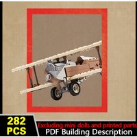 D.I Kampfflugzeugmodell MOC Bausteine Kriegsausrüstung Modulare Technologie Geschenke Urlaub Zusammenbau Kinderspielzeug-Set