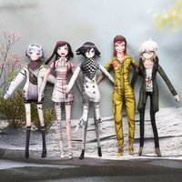 Danganronpa Plush Doll Kokichi Oma Stuffed Dolls Abstract Joint Flexible Room Deco Halloween Nagito Komaeda Plush Toys Gifts
