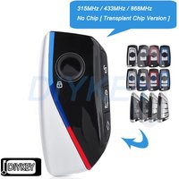 4 Buttons Modified Smart Remote Car Key Fob 315MHz 433MHz 868MHz No Chip for BMW CAS4 CAS4+ FEM BDC 1 3 5 7 Series