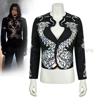 Men's Cosplay Jacket For Michael Jackson Dangerous Tour Costumes Halloween Chirstmas Party Male Top Coat New Stage Show Wear