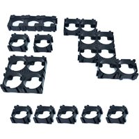 Battery Storage Rack Free Splicing 18650 Battery Holder 100Pcs 18.4mm Hole Diameter Li-ion Battery Pack Assembly Bracket