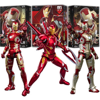 Original FondJoy Iron Man Tony Stark Legend MK42 MK43 MK50 MK6 DIY building block Toys Action Figure Collection Anime Model