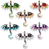 fly dragon Enamel Lapel Pins Brooch Jeans Badges backpack Jewelry for Clothing Badges accessories decor wedding gift DIY man