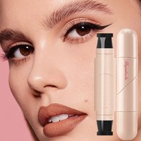 Waterproof Rotating Eyeliner Stamp Pen, Fast Drying, Durable, Smooth and Easy To Color, Creating Natural Eye Makeup