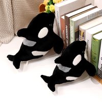 Imitation killer whale Plush Toys Cute Cartoon Emulational Sea Animals Stuffed Dolls Homedecor Sofa Plush Pillow Birthday Gift