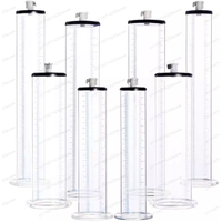 Vacuum pump booster cup Leluv widened explosion-proof glass accessories