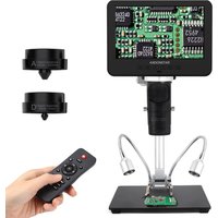 Andonstar AD249S-M 10,1-calowy mikroskop cyfrowy IPS LCD UHD 2160P HDMI 2000X z 3 obiektywami do naprawy telefonów PCB Lutowanie Microscopio