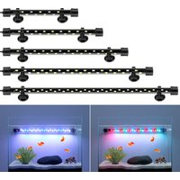 Waterproof Aquarium Lights Bar Underwater Submersible Lights RGB/Blue White 18-48CM LED Landscaping Decorative Lamp EU/US Plug