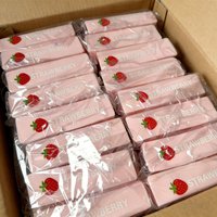 Squishy Strawberry Cheese Butter Stick Soft Slow Rebound Squeeze Toy Stress Relief Venting Block Fun Realistic Prank Toy Gift