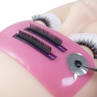 Coussretours Autocollant en Silicone Transparent pour Extension de Cils, Plantation, Greffe, Palette, Outil