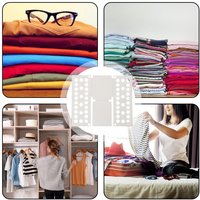 Quality Adult Kids Magics Clothes Folder T Shirts Jumpers Organizer Household Liner Sorter Laundry Organizer Fold Helper