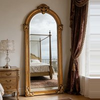 French art carved border vintage floor full body mirror home living room entrance dressing mirror bedroom fitting mirror
