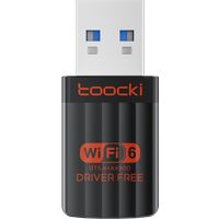 Toocki AX900 Wi-Fi Adapter Bluetooth 5.4 WiFi6 5GHz&2.4GHz Dual Band WiFi Dongle Driver Free 600M Receiver For Laptop WIN 10/11