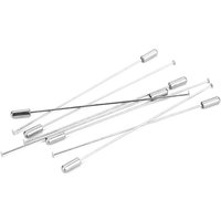 10Pcs/Lot 60-120mm Rhodium Color Flat Head Pins Brooch For DIY Women Jewelry Brooches Making Supplies Accessories Wholesale