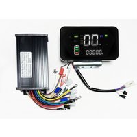AliExpress NONE Sine Wave Brushless Motor Controller 1000W-1500W 35A 36V/48V/64V/72V 12Mosfet with Power/Speed/Fault Code Display for E-Bicycle