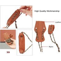 Leather Bow Stringer Tool Rope - Easy - to - Use for Recurve and Longbow Archery