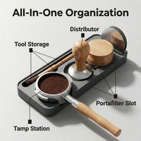 Silicone Coffee Tamper Espresso Bean Press Tamper Handmade Coffee Making Tool For Home Grey