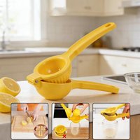 Portable Fresh Juice Presser Fruit Extractor Orange Citrus Lime Lemon Squeezer Hand Press Juicer Metal Portable Manual Juicer