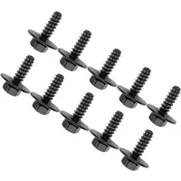 10X Bumper Retainer Screw 9CF6-00-516B Hex Splash Baffle Bolt For Mazda 2 2011-2014 NEW