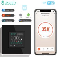 BSEED WIFI Electric Floor Heating Water Boiler Room Smart Thermostat Temperature Controller Alexa Google App Voice Control