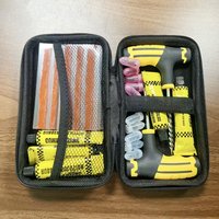 Pro Tire Repair Kit for Vacuum Tires Puncture Leak Fix With Storage Bag Manual for Car Motorcycle Bike Truck