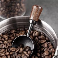 15/30ml Walnut Wooden Measuring Spoon Scoop Coffee Beans Bar Kitchen Home Baking Tool Measuring Cup Measuring Tools for Kitchen
