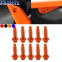 Motorcycle CNC Body Screws Fairing Tapping Screw Bolts Kit For KTM SX SXF XC XCF EXC EXCF 125 150 250 300 350 400 450 500 530