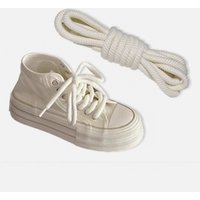 1Pair Round Shoelaces for Shoes 5mm Thick Shoelace Running Sneakers Laces 120CM Quality Rope Shoe laces Cute Bread Shoelaces