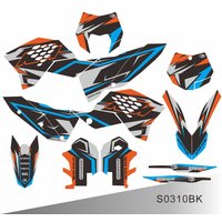 Für KTM SX SXF 2007 2008 2009 2010 EXC EXCF 125 250 300 450 2008 2009 2010 2011 Grafiken Aufkleber Aufkleber Motorrad Hintergrund