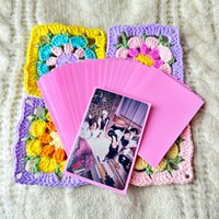 50Pcs Transparent Acid Free CPP Photo Card Sleeves 61×91mm Macaron Kpop Photocard Protective Films Album Binder Cards Holder