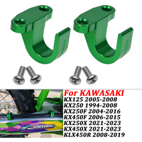 For KAWASAKI KX125 250 450 250F 450F 250X 450X KLX450R Dirt Bike Accessories CNC Rear Brake Line Holder Hose Clamp Motocross