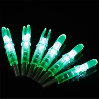 LED Lighted Nock Tail for Hunting, Archery Nock, Arrow Shaft Accessories, 6Pcs, 6.2mm