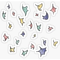 Heartstopper Leaves Multicolored 10PCS Stickers for Anime Wall Background Art Room Decorations Water Bottles Bumper Stickers
