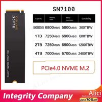 Original for Western Digital SN7100/SN850X 1T 2t 4TSolid-state Drive m2 Notebook SSD pcie 4.0 x4 unidade disco de estado SN770