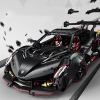 3809pcs Lambo Poison Supercar Building Blocks 1:8 Technical RC Sports Car Bricks Toys Assembly Racing car model For Kids Gifts