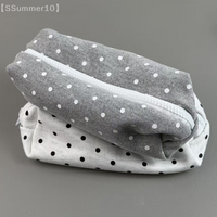 【SSummer10】Polka Dot Large-Capacity Soft Touch Pencil Case-Pen Bag Stationery Pouch Organizer Back to School Supplies【SS】