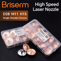 Hochgeschwindigkeits-Laserdüse D28 M11 H15 Faserlaser-Schneidedüsen Kaliber 1,0-5,0mm für HSG WSX Precitec Bodor Raytools Boci