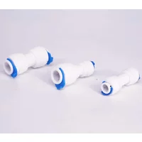 5pcs Fit for 1/4" 3/8" OD Tube Pushfit Equal Reducer Connector Fitting Aquarium Reverse Osmosis RO Water Dispenser