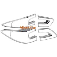 4Pcs Car Tail Light Cover Trim Frame Abs Chrome Decoration For Renault Kadjar 2015 2016 2017 2018 Styling Accessories